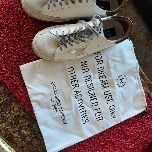 Golden Goose Men Hi Star Sneakers - Picture 6 of 13